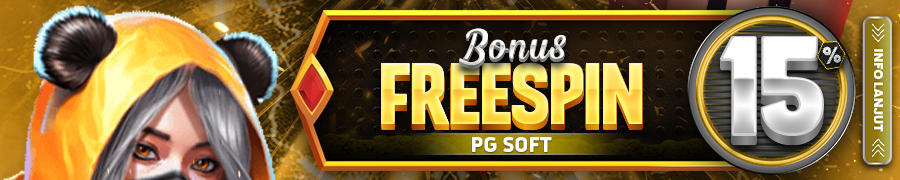 BONUS FREESPIN PGSOFT 15%